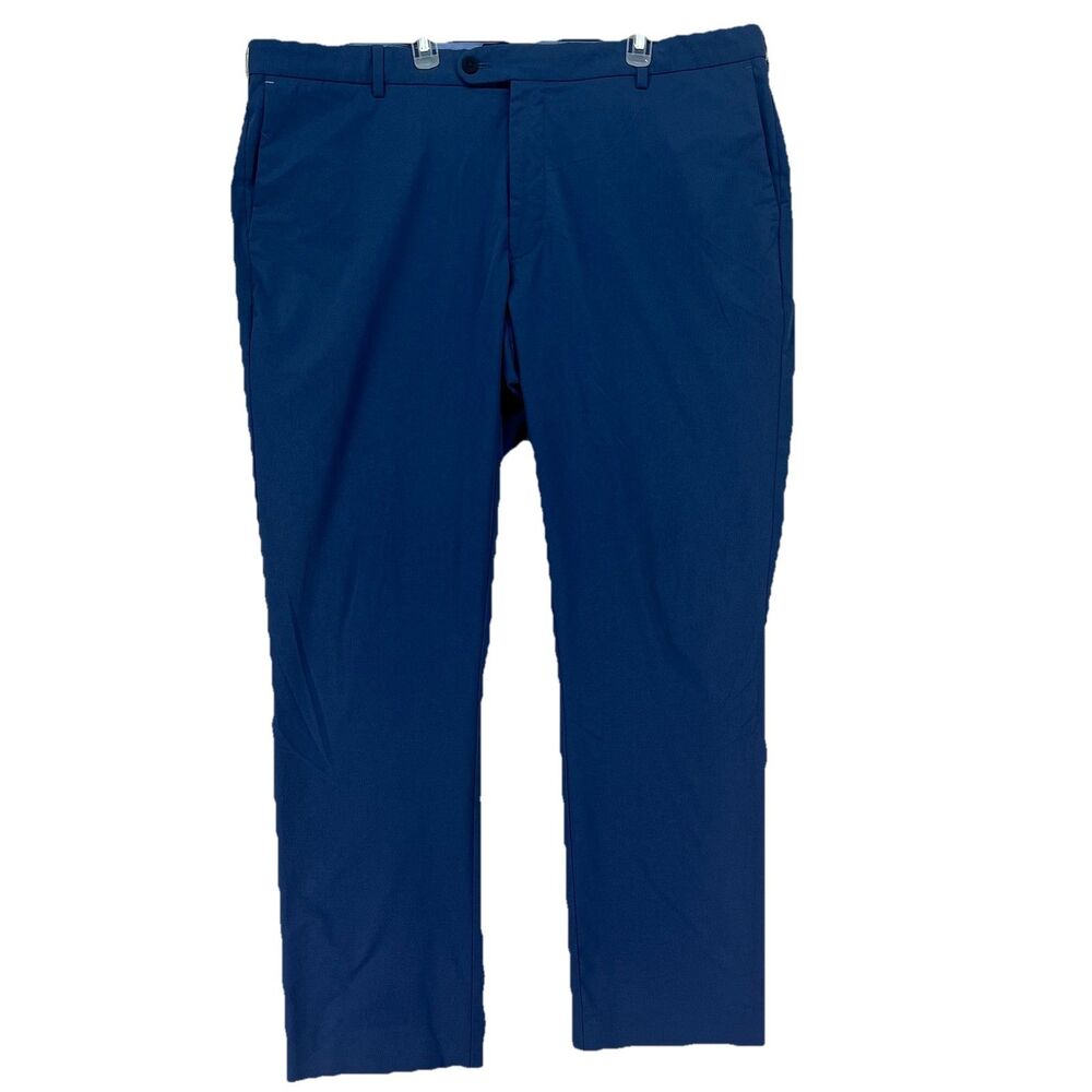 Peter Millar Crown Crafted Men 40x30 Surge Performance Trouser EB540 Blue Galaxy